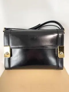 GIVENCHY SACS 2WAYショルダーバッグ 黒 日本製 ミニミラー付 - メルカリ