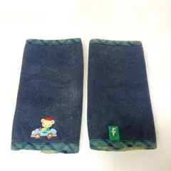 familiar ファミリア ネイビーの刺繍 クマデザイン 抱っこ紐カバー