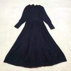 【人気】　近年モデル　マルティニーク　ニットワンピース　クレリック　ネイビー