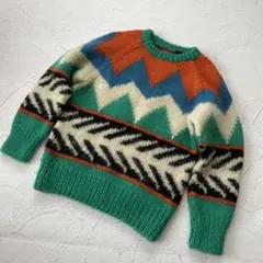 Horizons westウール100% ニット セーター　vintage