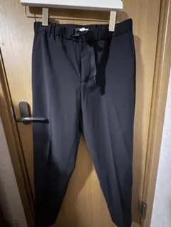 wjk DEORON 多機能 テーパードパンツ チャコールブラウン Mサイズ