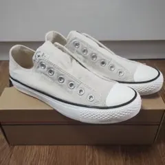 コンバース スリッポン 24 白