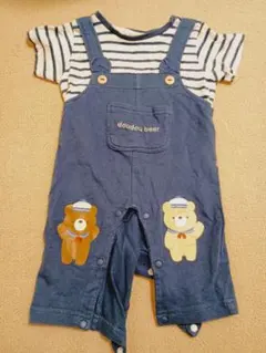 doudou bear 70サイズ ロンパース