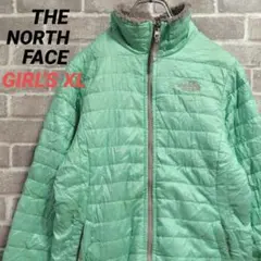 【ノースフェイス】リバーシブルジャケット ミントグリーン グレージュ US古着