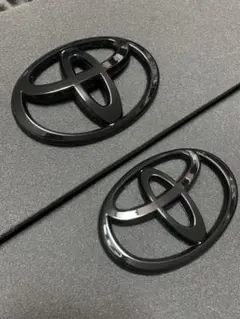 トヨタエンブレム ハイエースエンブレムセット9 マットメタル 艶消し 