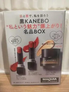 MAQUIA 2025年11月号通常版特別付録 黒KANEBO 名品BOX 新品
