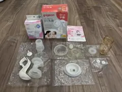 Pigeon（ピジョン）手動母乳搾乳器【おまけ：母乳フリーザパック付き】
