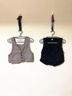 おしゃれベスト　90㎝　2枚セット
