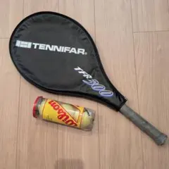 TENNIFAR TFR300 テニスラケット 専用ケース付　テニスボール3個入のサムネイル