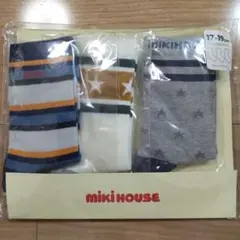 Miki House キッズ靴下 3足セット 17-19cm