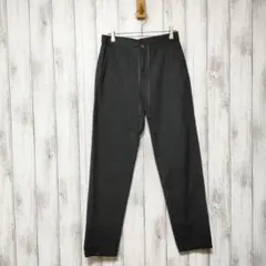 ユニクロ (S)　コットンリネン イージーパンツ　ブラック　レディース