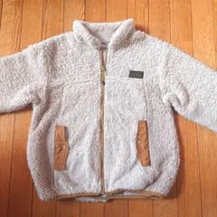 BREEZE フリースジャケット クリーム色 サイズ140