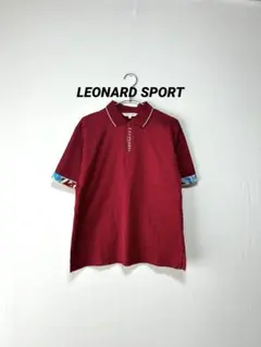LEONARD SPORT ハーフジップ 半袖カットソー Mのサムネイル