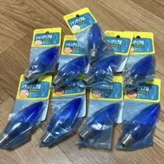 シャンデリア球 さわやかな白い光(昼光) 25W E-17 9個