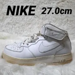 ナイキ エアフォース1 ミッド ホワイト 07