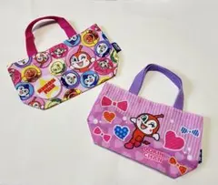 アンパンマン ドキンちゃん コキンちゃんミニトートバッグ 2点セット