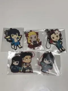 鬼滅の刃　ストラップ　ラバーチャーム　セット