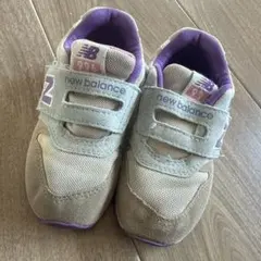 new balance 996 ベビーシューズ ベージュ/パープル/ピンク