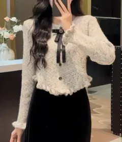 Sibra　ニットカーディガン