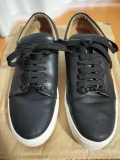ランバンオンブルー　スニーカー　黒　24.5