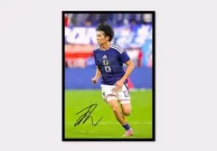 サッカー日本代表 中村敬斗 直筆サイン入り写真A4 ② - メルカリ