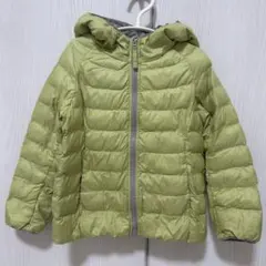 ライトグリーン ユニクロ　ダウンジャケット