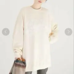 フレームワーク　ビッグスウェット　トレーナー　ホワイト