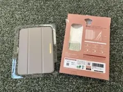 グレー iPad専用ケース スタンド機能付き