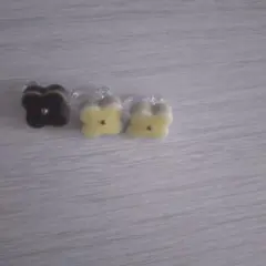 美濃焼　ノンホールピアス（樹脂タイプイヤリング）