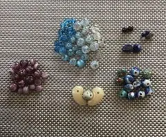 ガラスビーズ　ストーンビーズまとめ売り