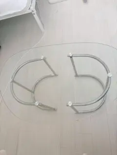 Roomnhome クリア ローテーブル 80cm