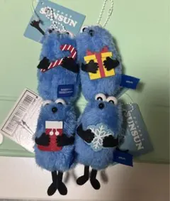 パペットスンスン マスコットぬいぐるみ snow 4種コンプリートセット！