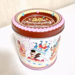 東京ディズニーランド20周年 チョコレートオンクッキー缶 スイーツ缶 ミッキー