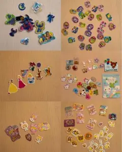 平成レトロシール　フレークシール　サンリオ　ディズニー　まとめ売り