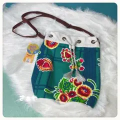 パープル ショルダーバッグ