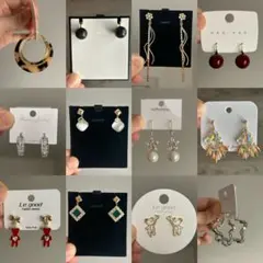 42種類からお好きな7アイテムを選べる S925 金メッキ ピアス イヤリング