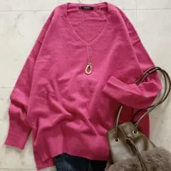 ジャーナルスタンダード　カシミヤVネックプルオーバー カシミヤ100%