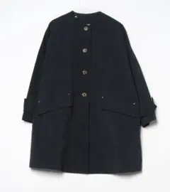 イエナ　ハンビー　MACKINTOSH ボタン付き ダークグリーン ロングコート イエナ ハンビー MACKINTOSH ボタン付き ダークグリーン ロングコート