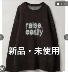 JEANASIS 5G floatロゴBIGプルオーバー ブラウン