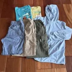 男の子　夏服まとめ売り　140 Tシャツ　長ズボン　ハーフパンツ