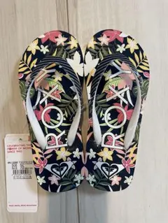 Roxy フリップフロップサンダル 花柄18cmのサムネイル