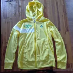LE COQ SPORTIF イエロー フード付きパーカー