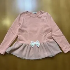 スラップスリップ⭐︎ペプラム裾トレーナー　120