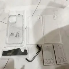 iPhone 14 pro max 用 フィルム付きケース 全面保護セット