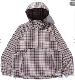 AntiMid 2000 チェック柄ナイロンジャケット antimid アンチミッドリバーシブルナイロンジャケット チェック柄