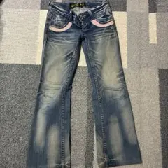 ぎ*ざ様 RED PEPPER フレアデニム 28サイズ