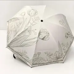 折りたたみ傘　晴雨兼用　UVカット　上品　韓国風　白　レディース　日傘　雨傘のサムネイル