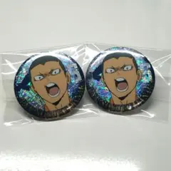 劇場版ハイキュー‼ ゴミ捨て場の決戦 缶バッジビスケット 田中龍之介 2個セット