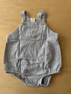 美品 H&M ベビー サロペット ストライプ 74 6m 9m