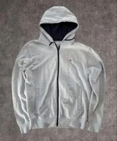 TOMMY JEANS ジップパーカー グレー XL